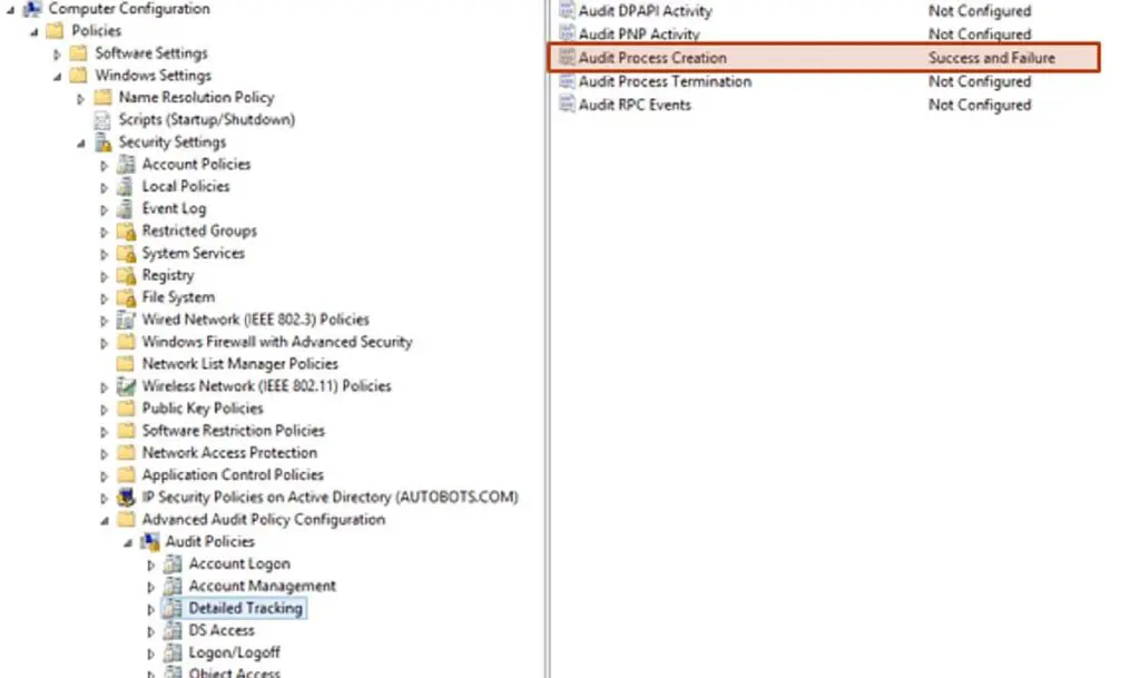 How to Enable Process Creation Events to Track Malware and Threat Activity