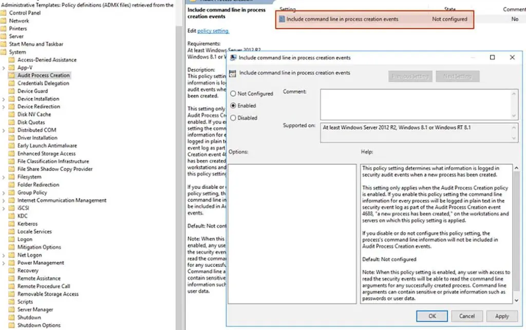 How to Enable Process Creation Events to Track Malware and Threat Activity