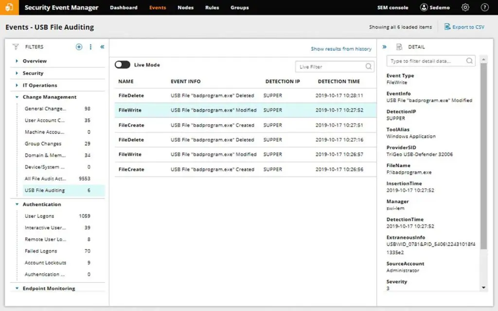 SolarWinds Security Event Manager