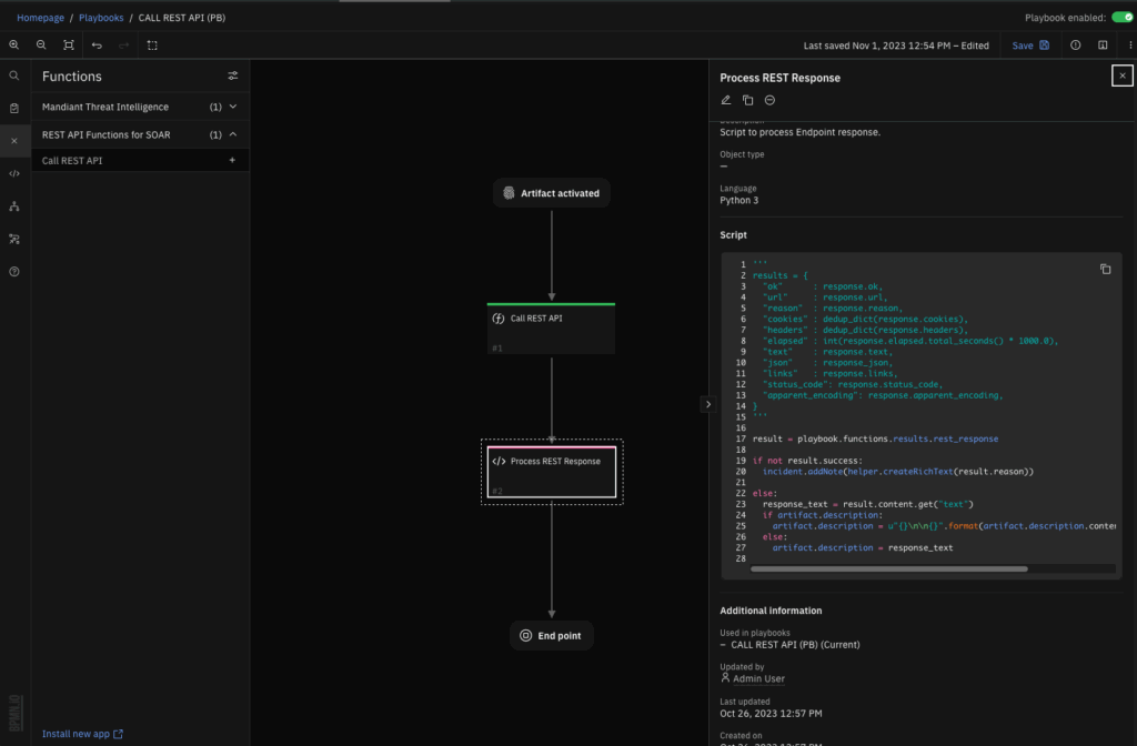IBM XForce Exchange dashboard