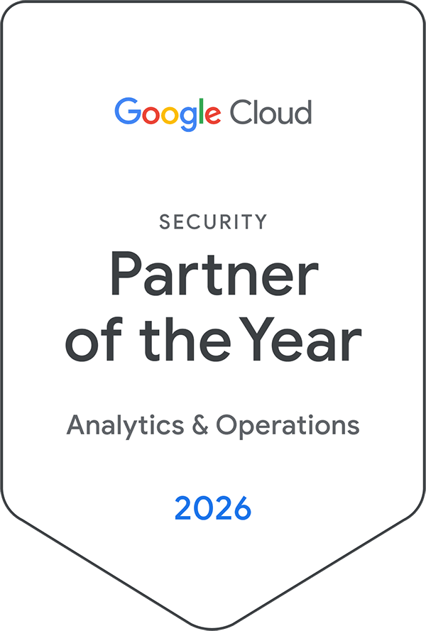 Google Cloud Security Partner of the Year 2026 - Analytics & Operations