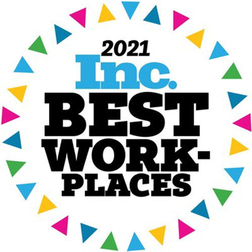 Inc Best Places to Work 2021