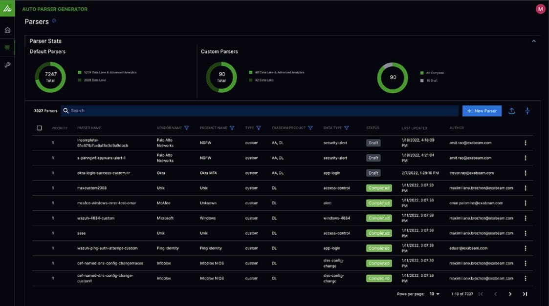 Auto Parser Generator Now Available for Customers | Exabeam