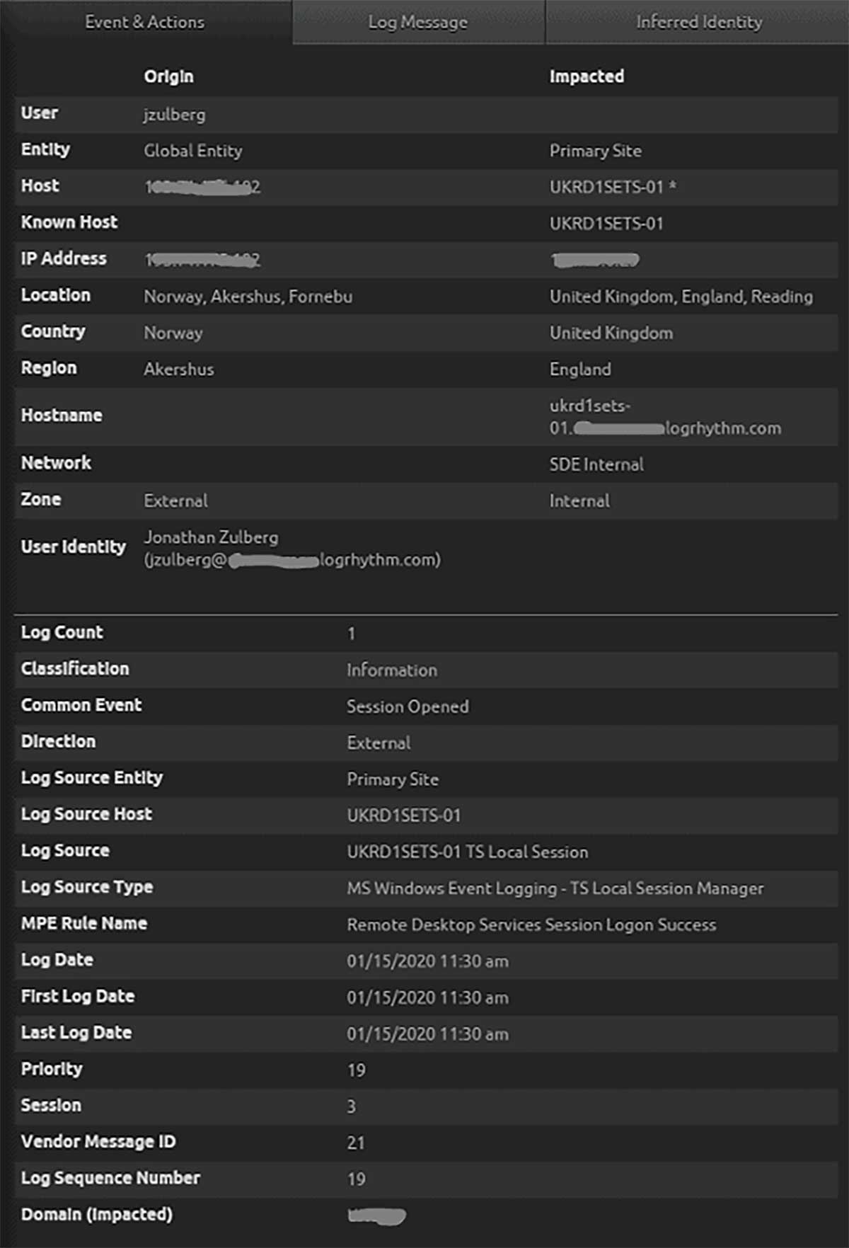 Using LogRhythm SIEM to Monitor Remote Desktop Connections | Exabeam