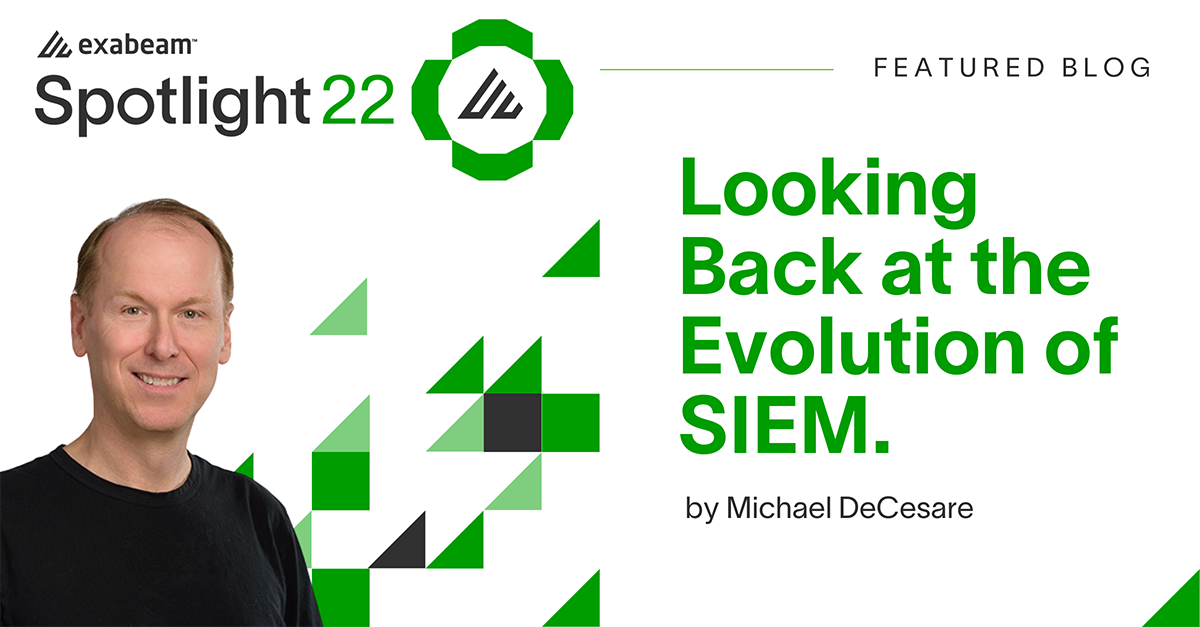 Looking Back at the Evolution of SIEM