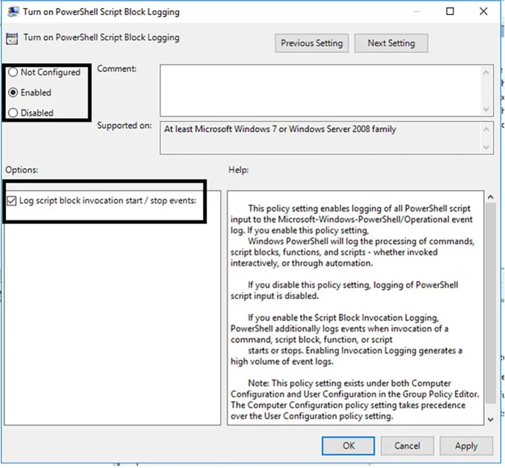 PowerShell and Command Line Logging