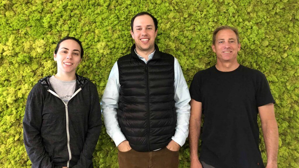 Winning team Eventurers members Kati Hatch, Robert Blankenship and Jake Wormhoudt.