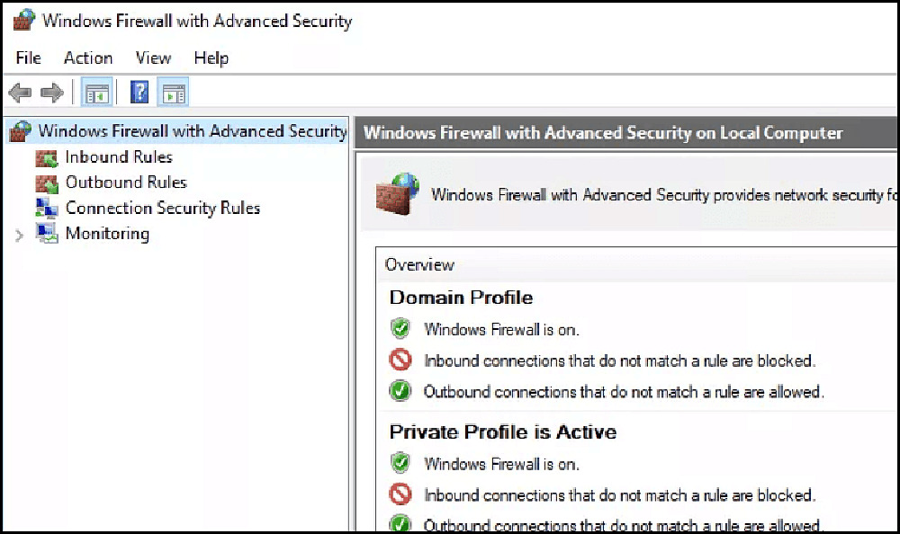 How to enable windows 10 firewall logs