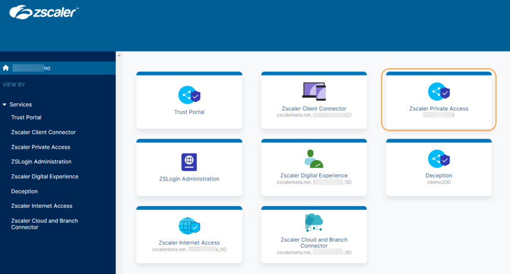 Zscaler Dashboard