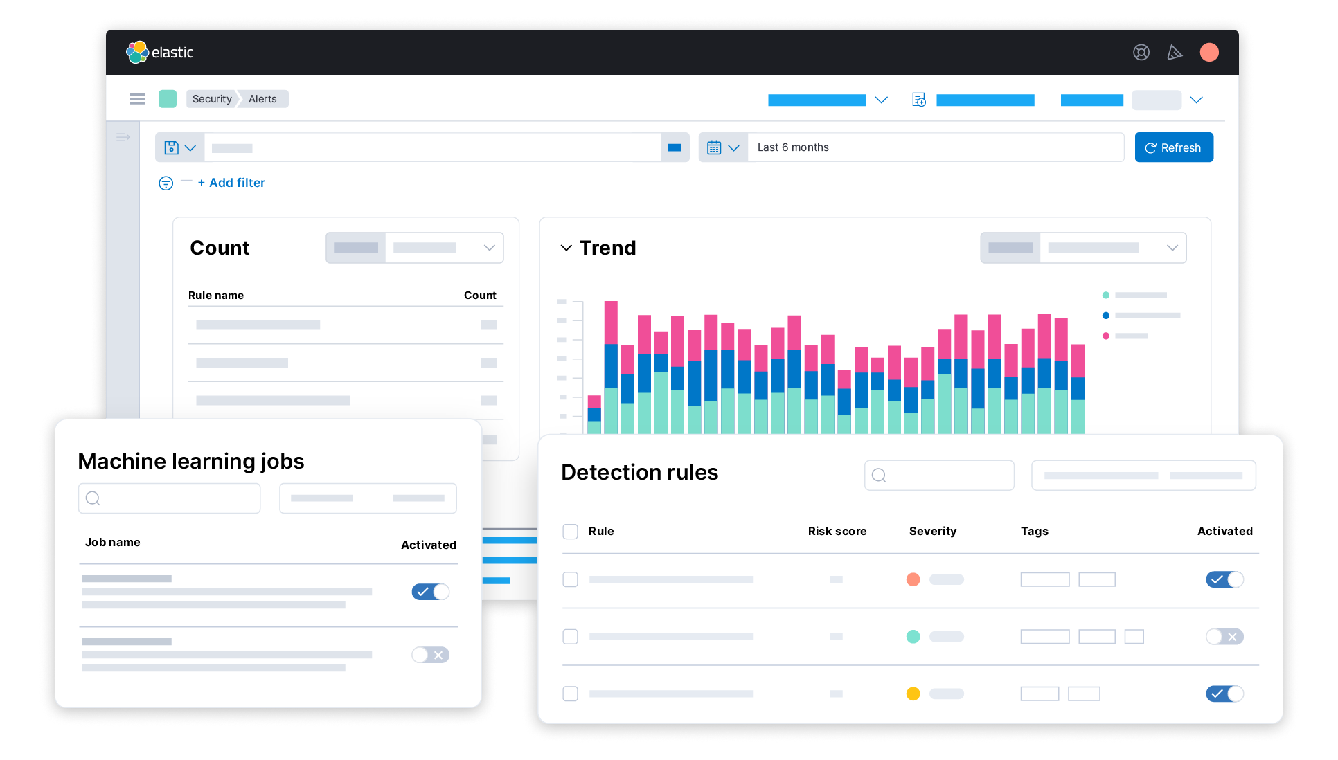 Elastic dashboard