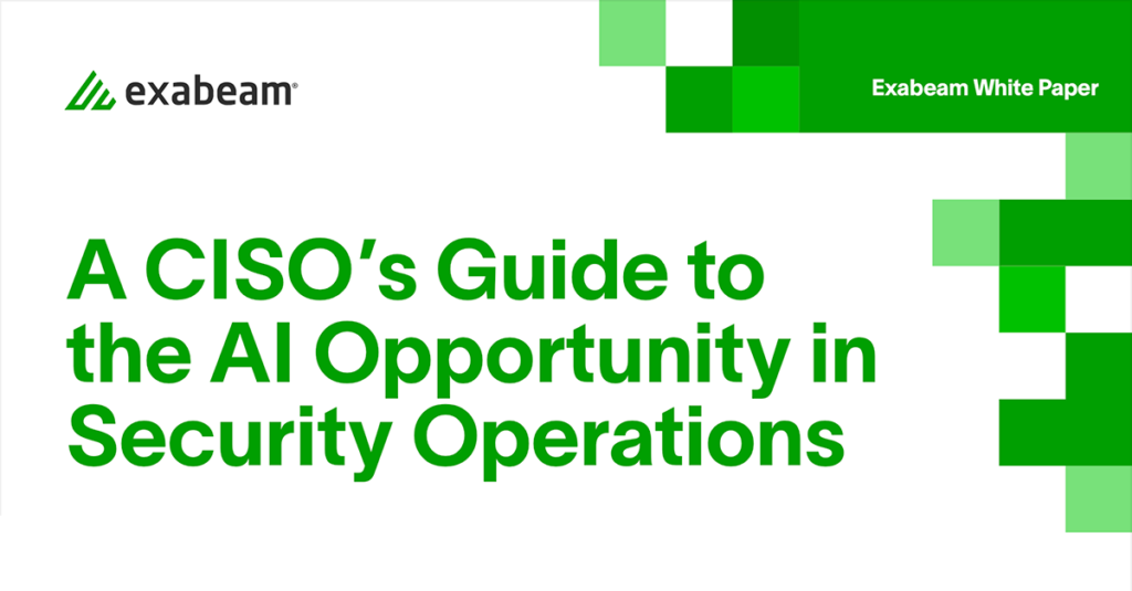 A CISO’s Guide to the AI Opportunity in Security Operations
