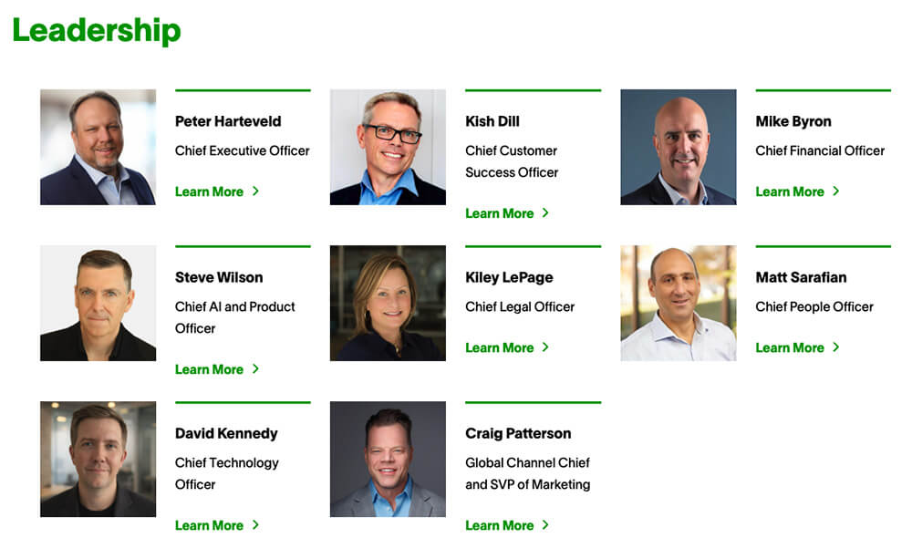 Exabeam Leadership Team