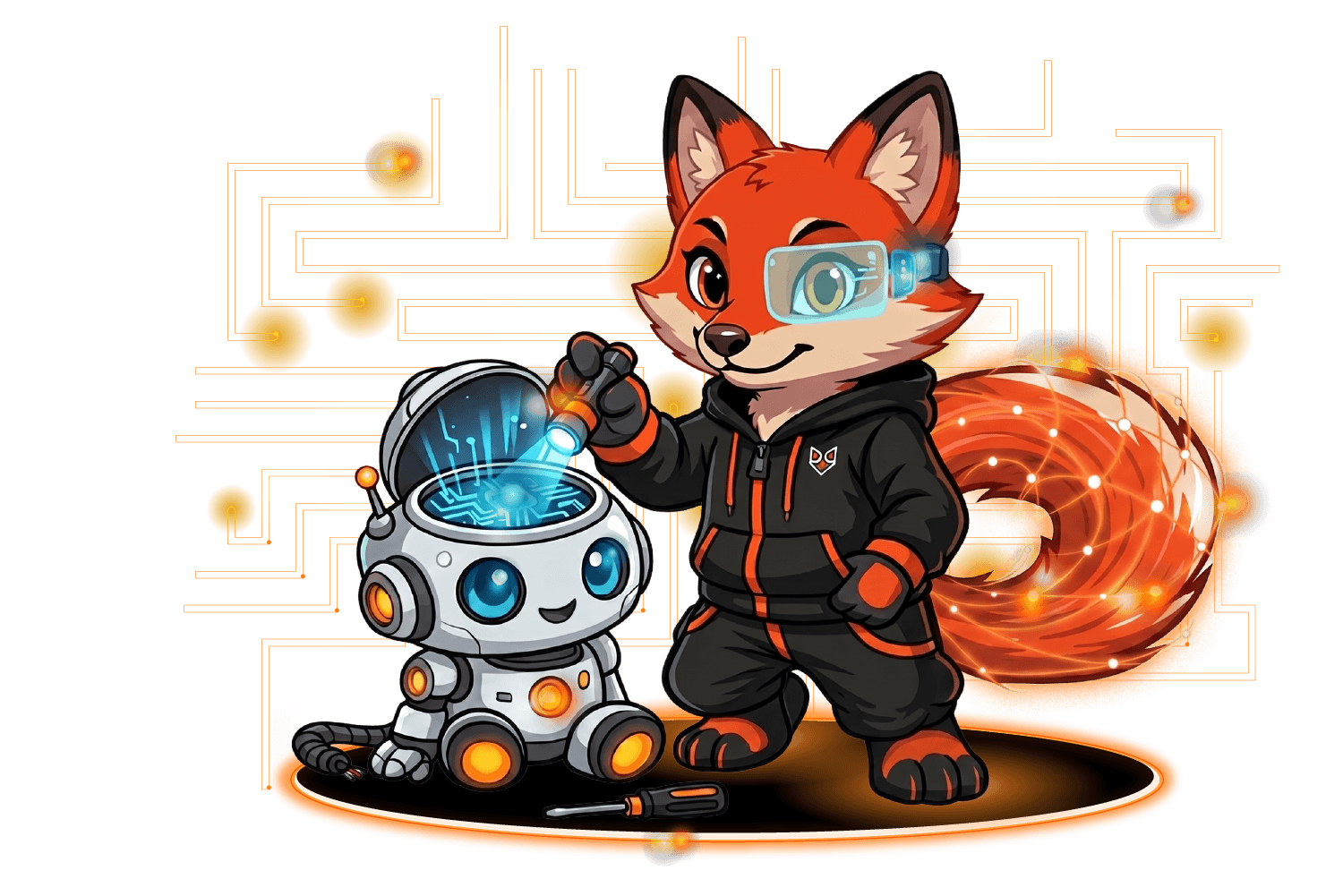 Praxen mascot Praxy
