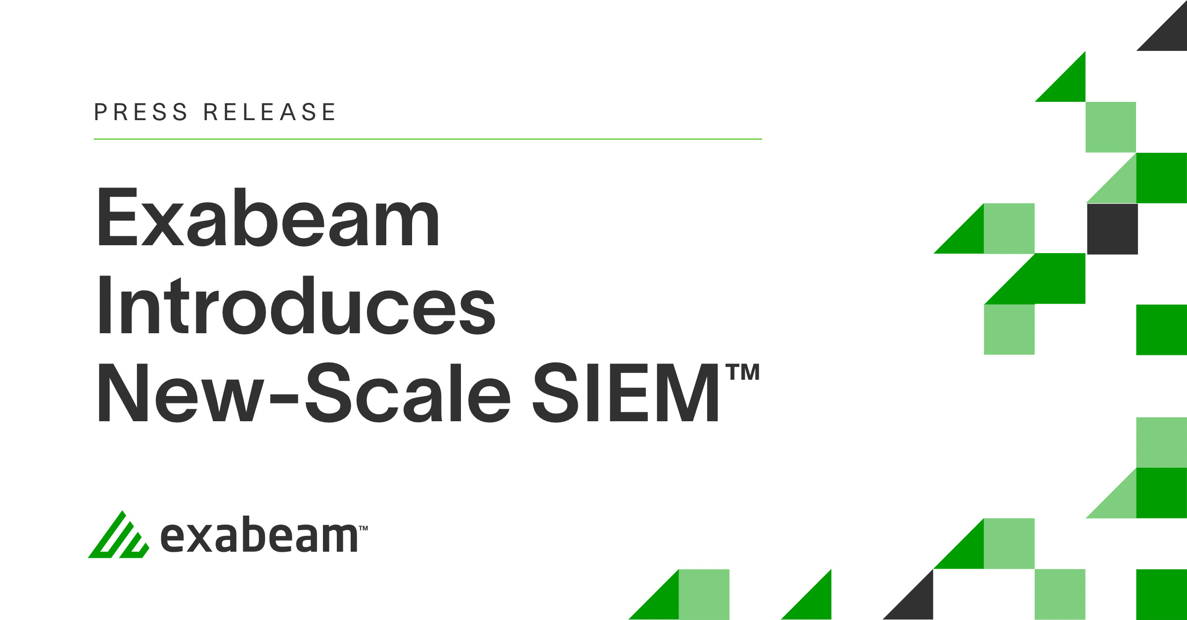 Exabeam Introduces New-Scale SIEM™