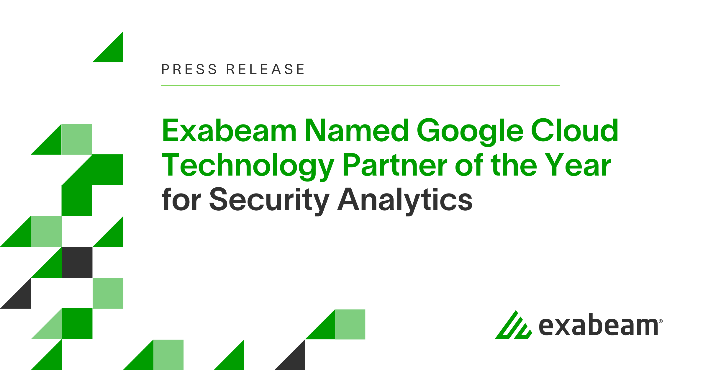 Exabeam Named Google Cloud Technology Partner of the Year for Security Analytics