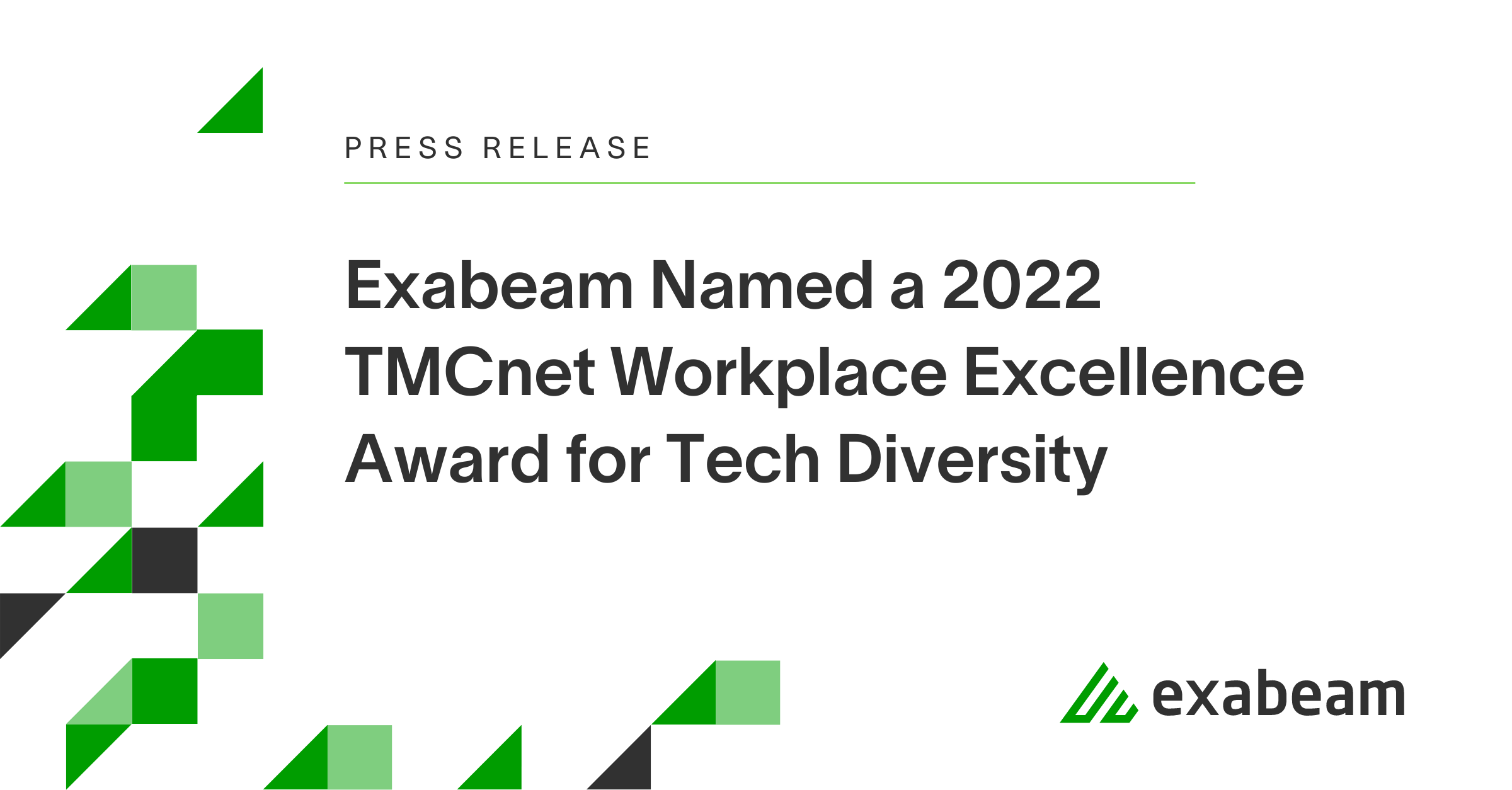 Exabeam Named a 2022 TMCnet Workplace Excellence Award for Tech Diversity