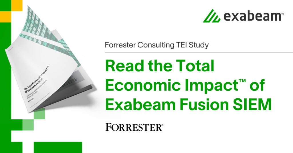 Forrester - The Total Economic Impact™ of Exabeam Fusion