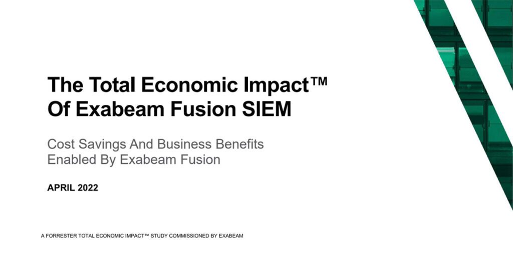 The&nbsp;Total Economic Impact™ of Exabeam Fusion