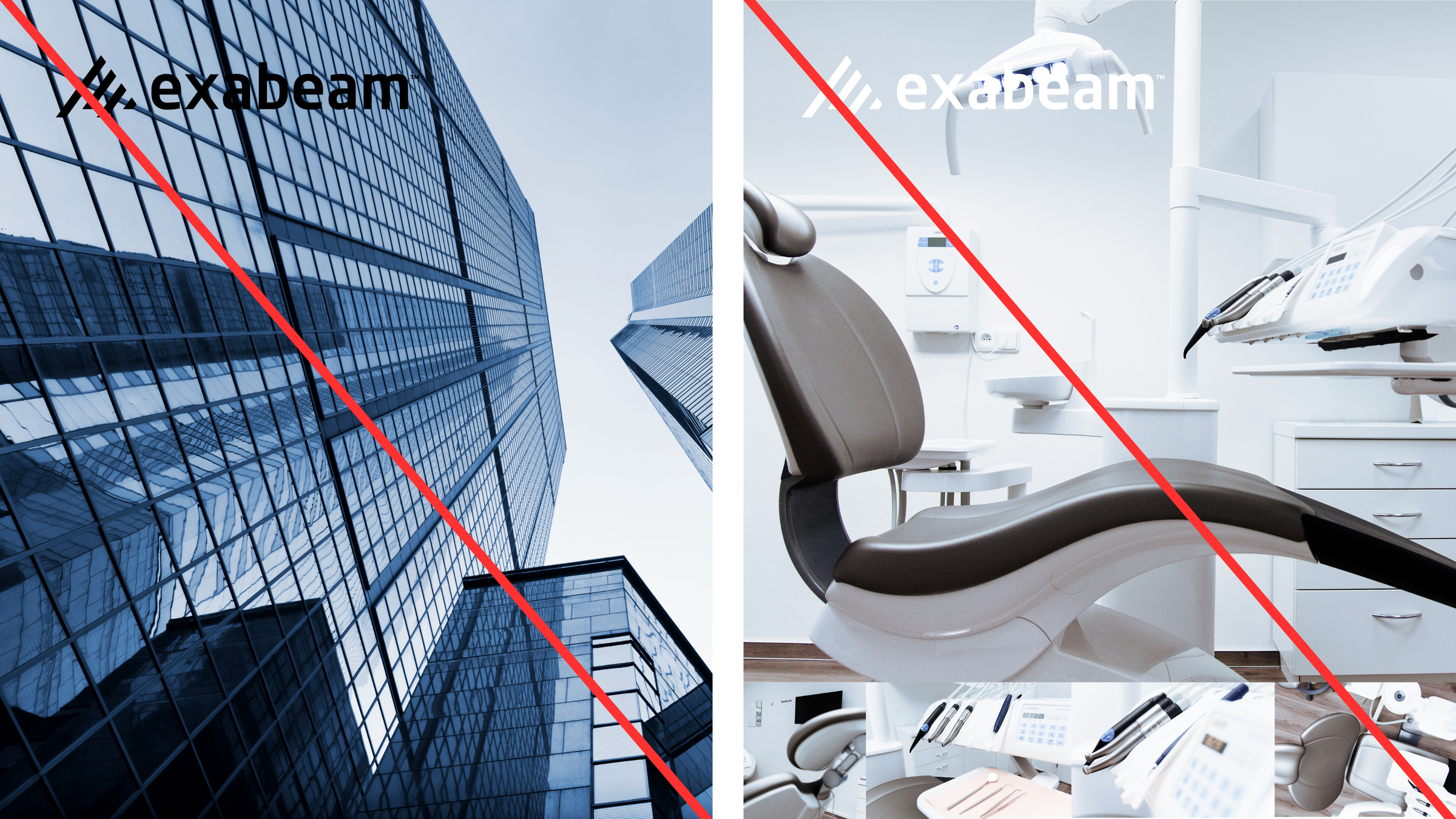 Exabeam logo on photos, incorrect example