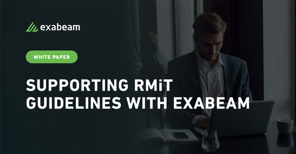 Supporting RMiT Guidelines with Exabeam